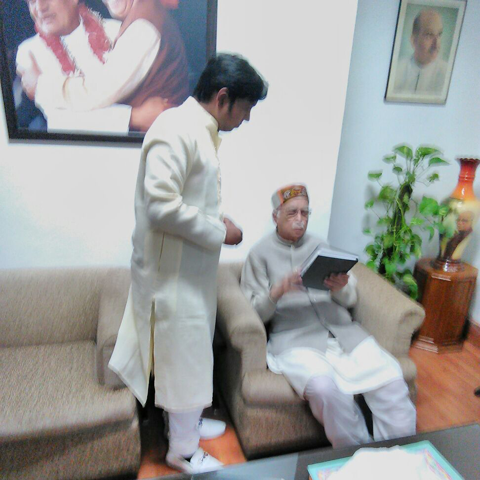 sk pandey with  L K Adwani